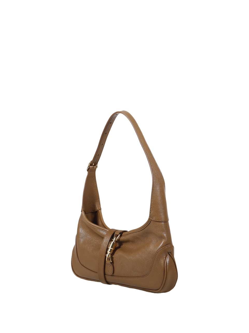 WOMAN GUCCI BEIGE LEATHER JACKIE 1961 SLIM SHOULDER BAG