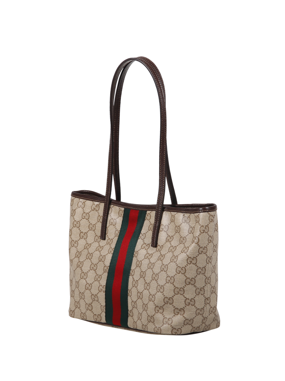WOMAN GUCCI BEIGE LEATHER ESSENCE SHOPPING BAG