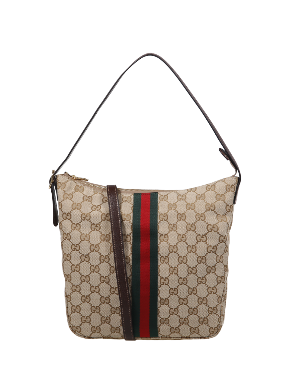 MEN GUCCI BEIGE POLYAMIDE CROSSBODY BAG