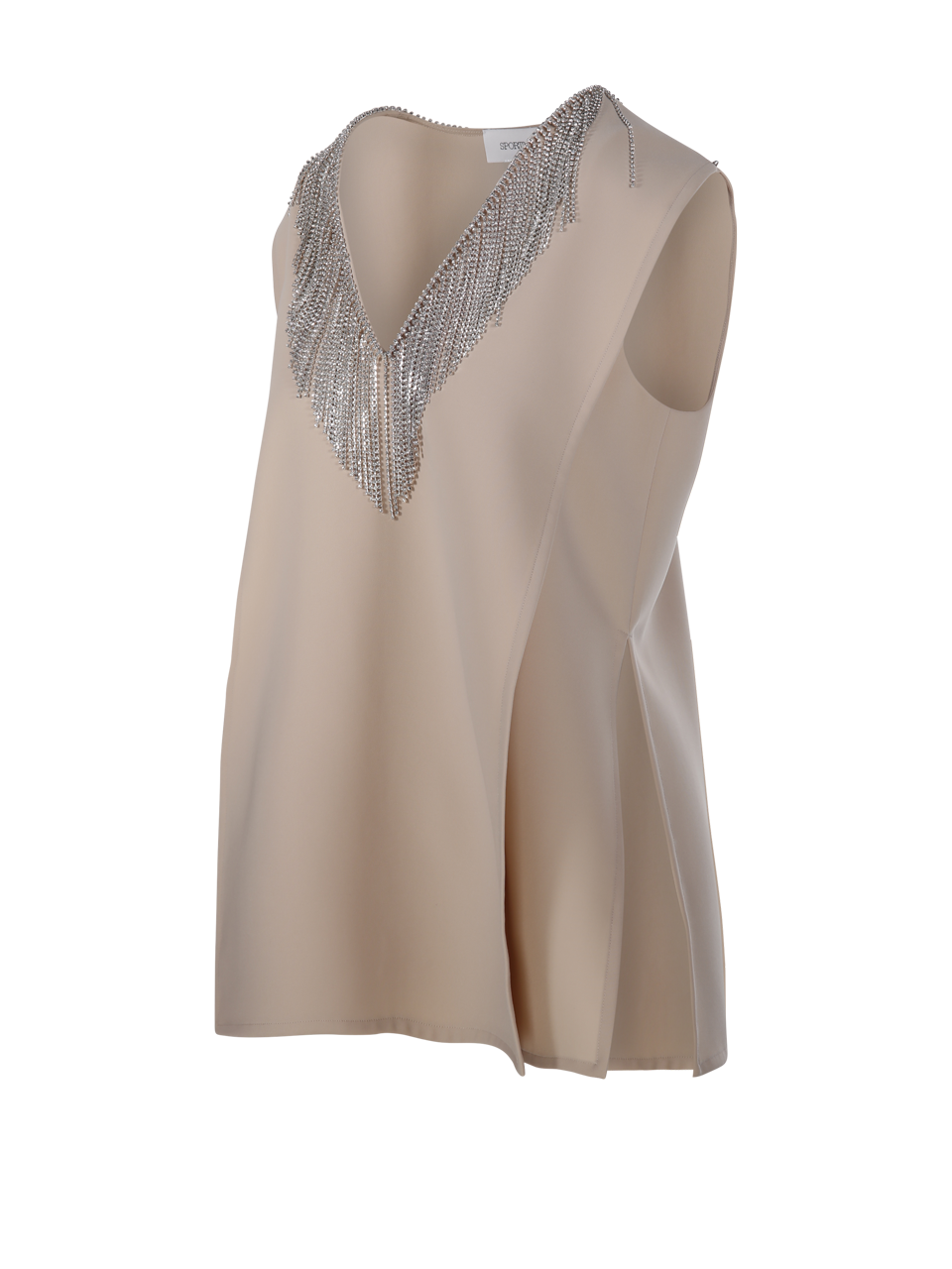 WOMAN MAXMARA SPORTMAX NUDE POLYESTER FAGLIA TOP