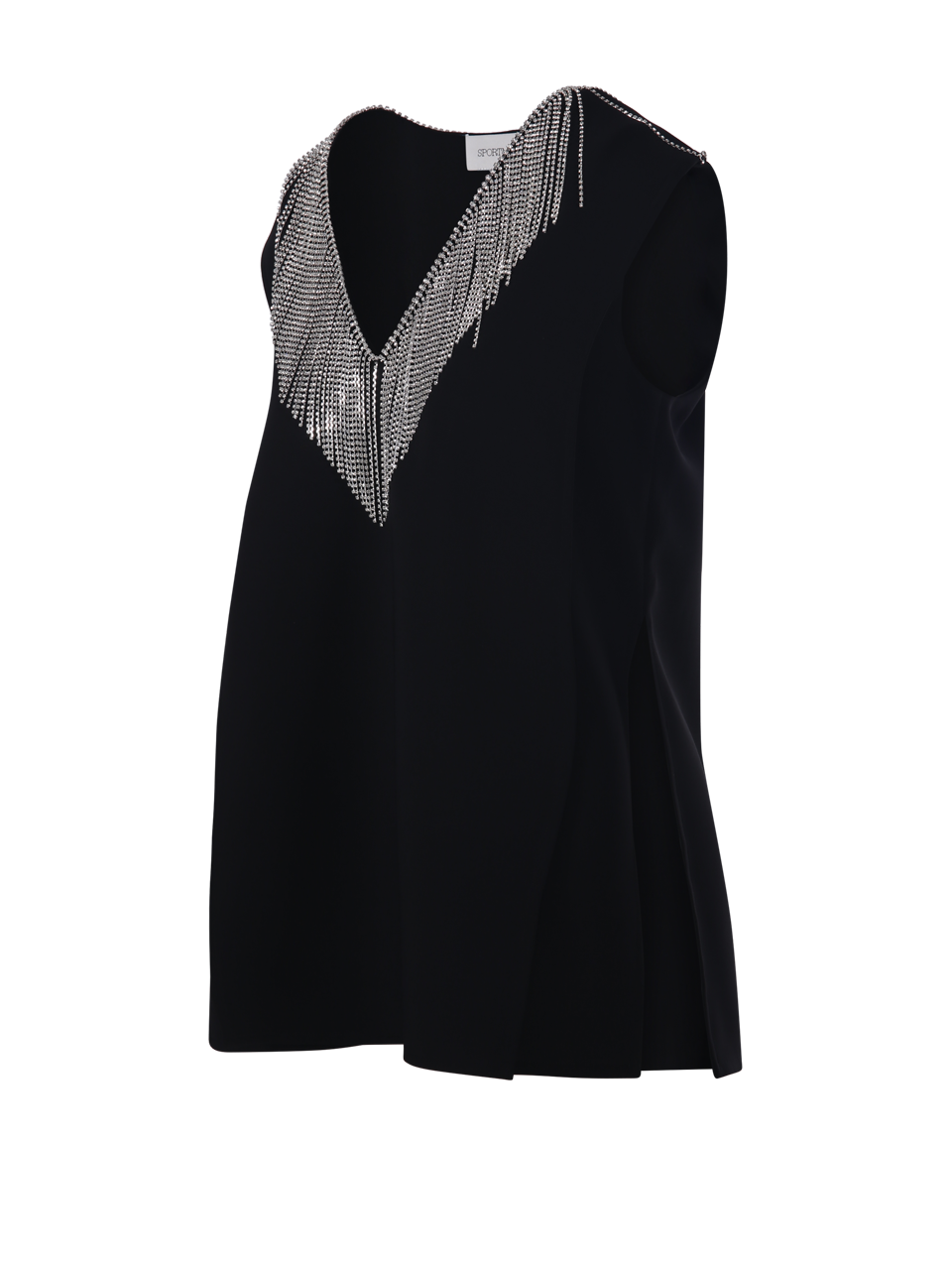 WOMAN MAXMARA SPORTMAX BLACK POLYESTER FAGLIA TOP