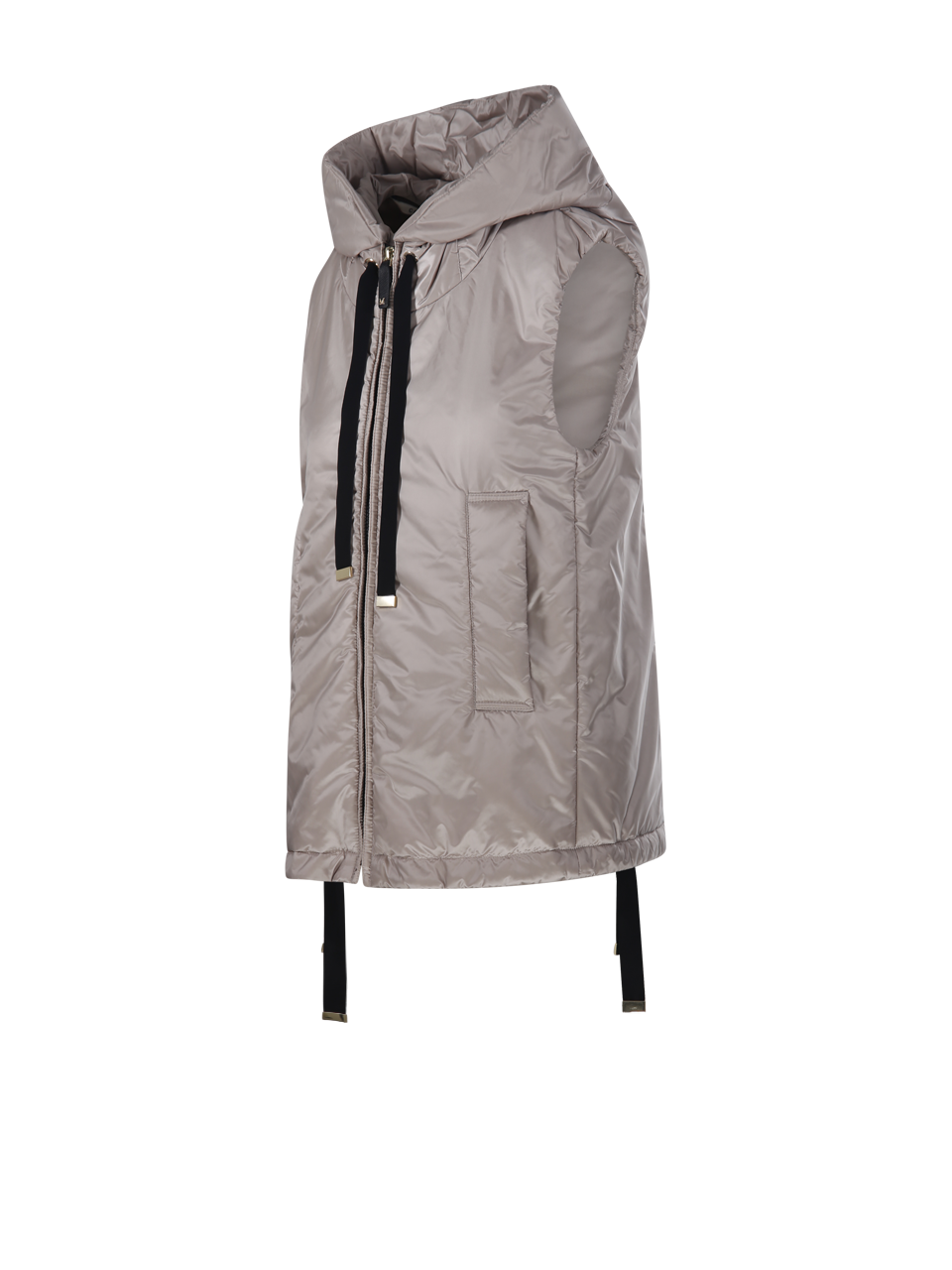WOMAN MAXMARA THE CUBE NUDE POLYESTER GREENGO QUILTED WAIST COAT