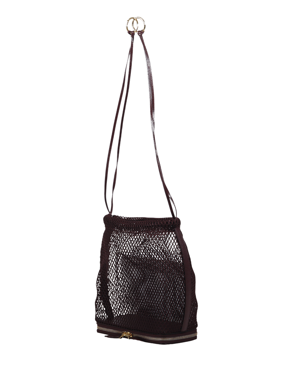 DONNA ALAIA BORSA LE POCHON IN POLIAMMIDE BORDEAUX