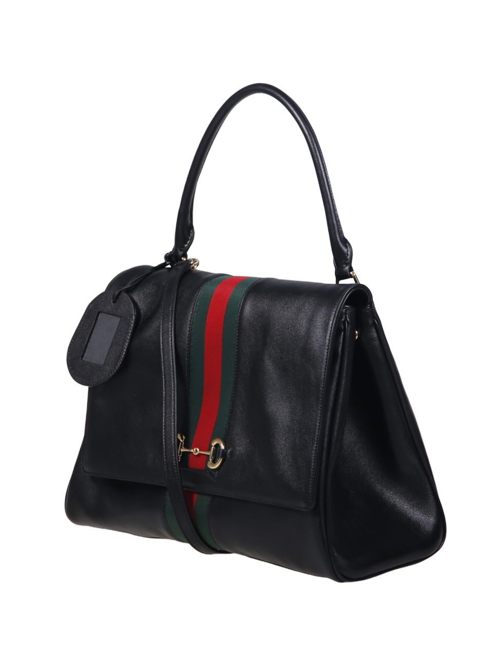 WOMAN GUCCI BLACK LEATHER HORSEBIT L HANDBAG