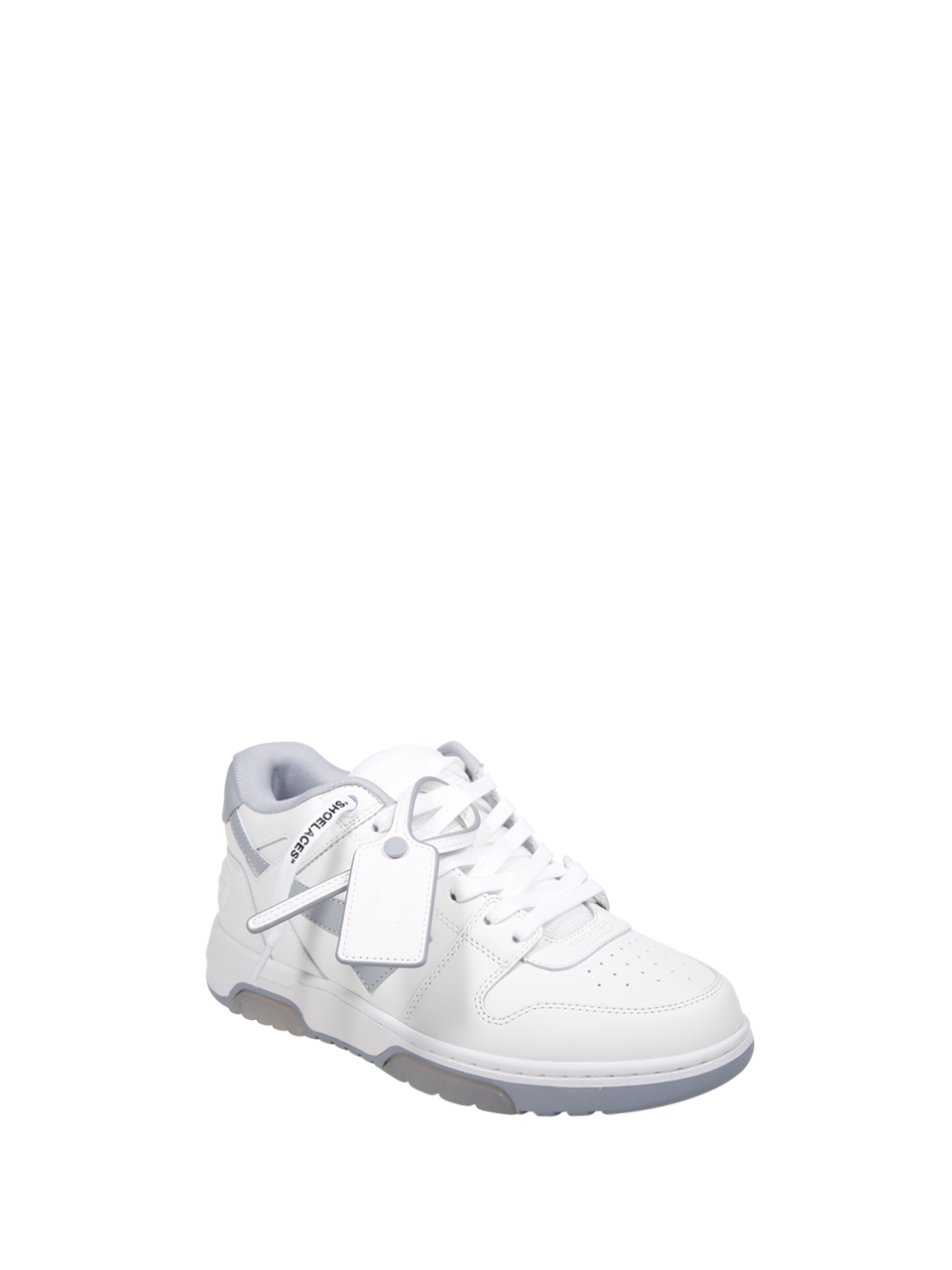 MEN OFF-WHITE WHITE LEATHER OUT OF OFFICE SNEAKER