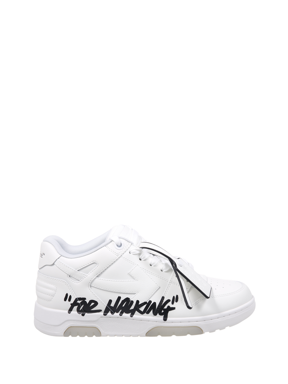 MEN OFF-WHITE WHITE LEATHER OUT OF OFFICE FOR WALK SNEAKER