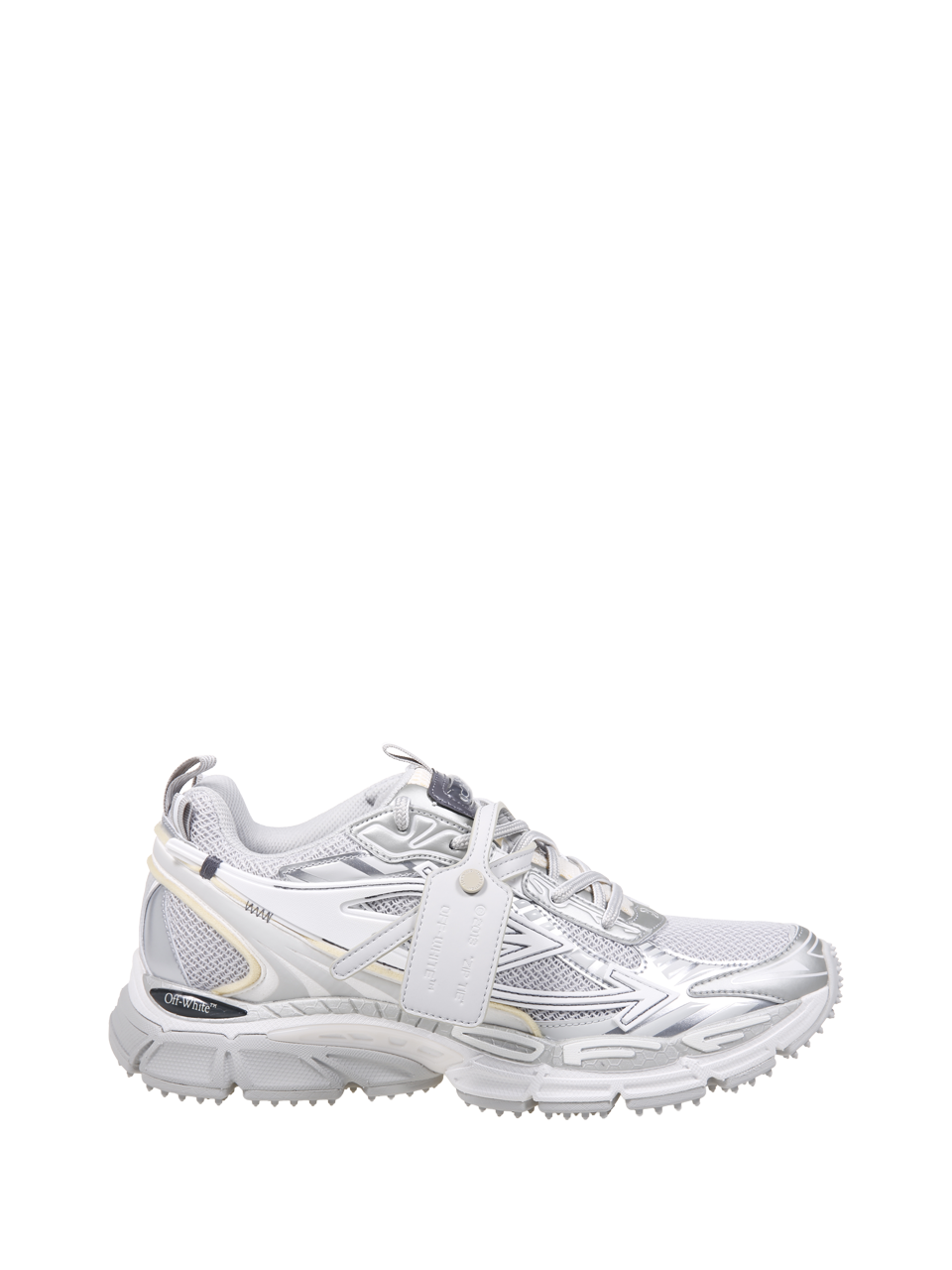 MEN OFF-WHITE GREY POLYESTER OW BE RIGHT BACK SNEAKER