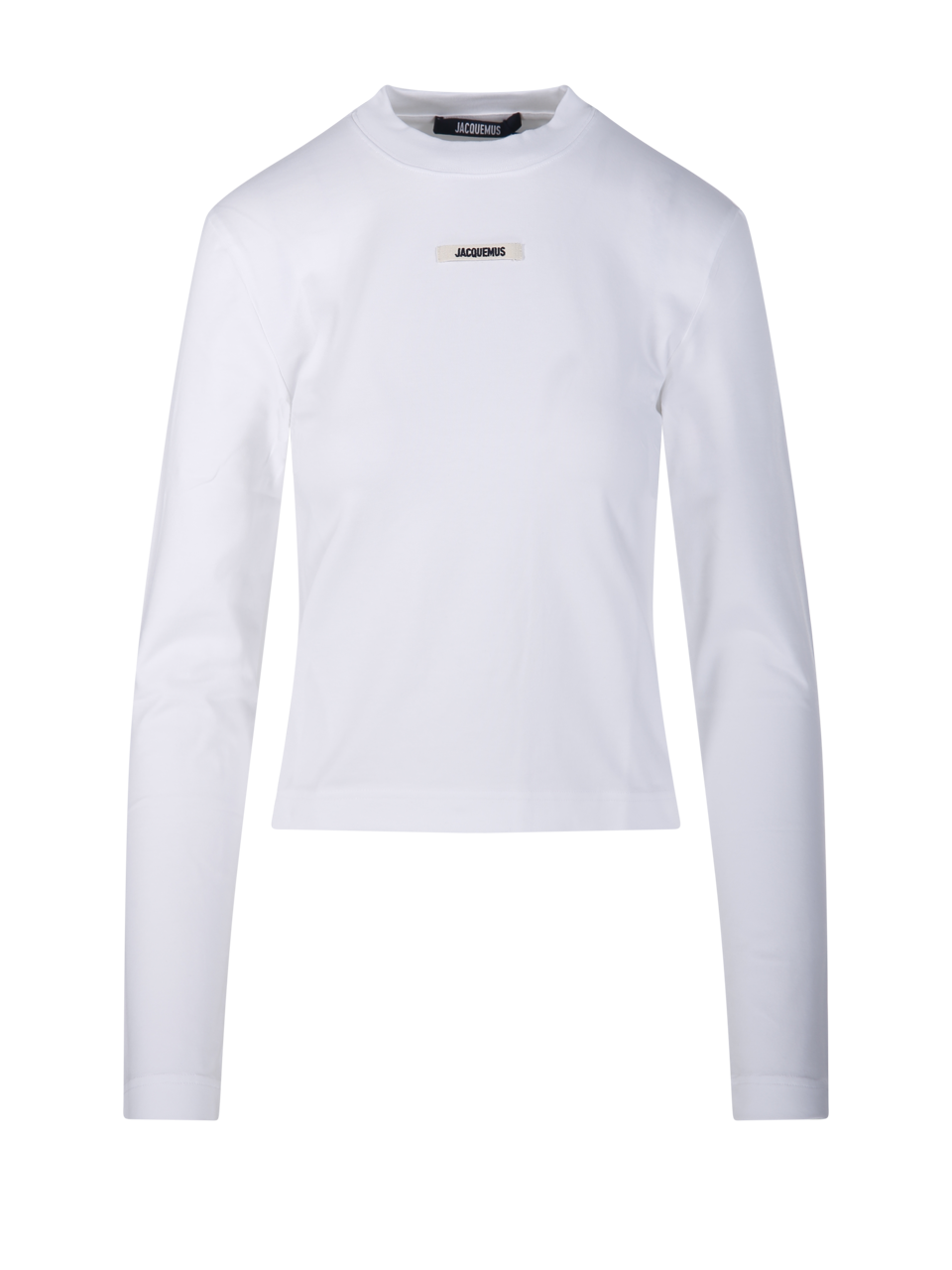 WOMAN JACQUEMUS WHITE COTTON LE TSHIRT GROS GRAIN ML