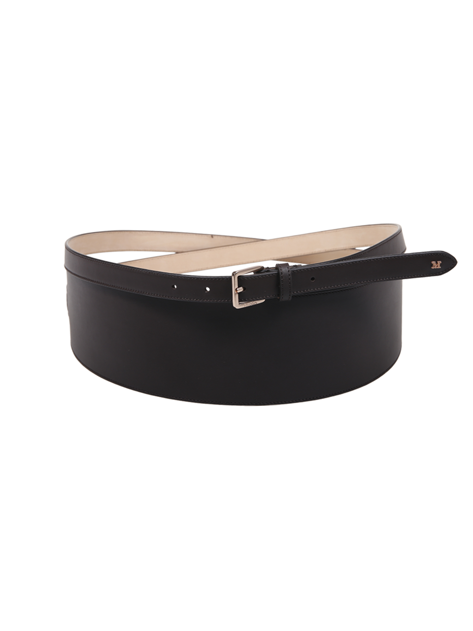 WOMAN MAXMARA BROWN LEATHER MULINO BELT