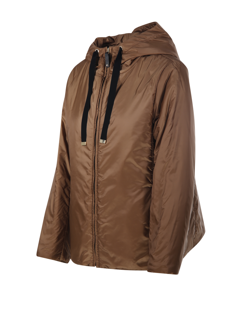 WOMAN MAXMARA THE CUBE BROWN POLYESTER GREENH DOUBLE BREASTED QUILTED JACKET