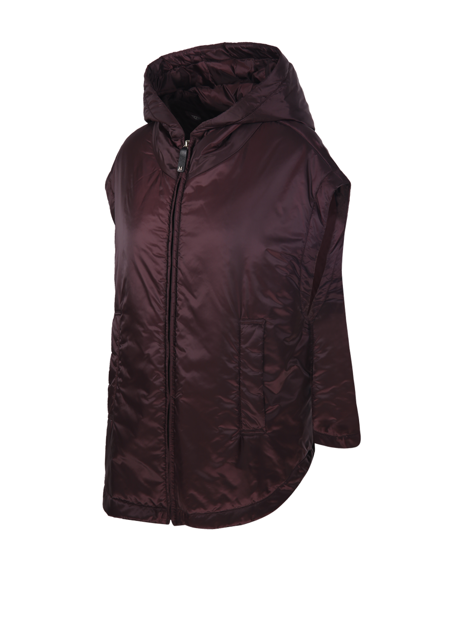 WOMAN MAXMARA THE CUBE RED POLYESTER AMBRA OVER QUILTED WAIST COAT