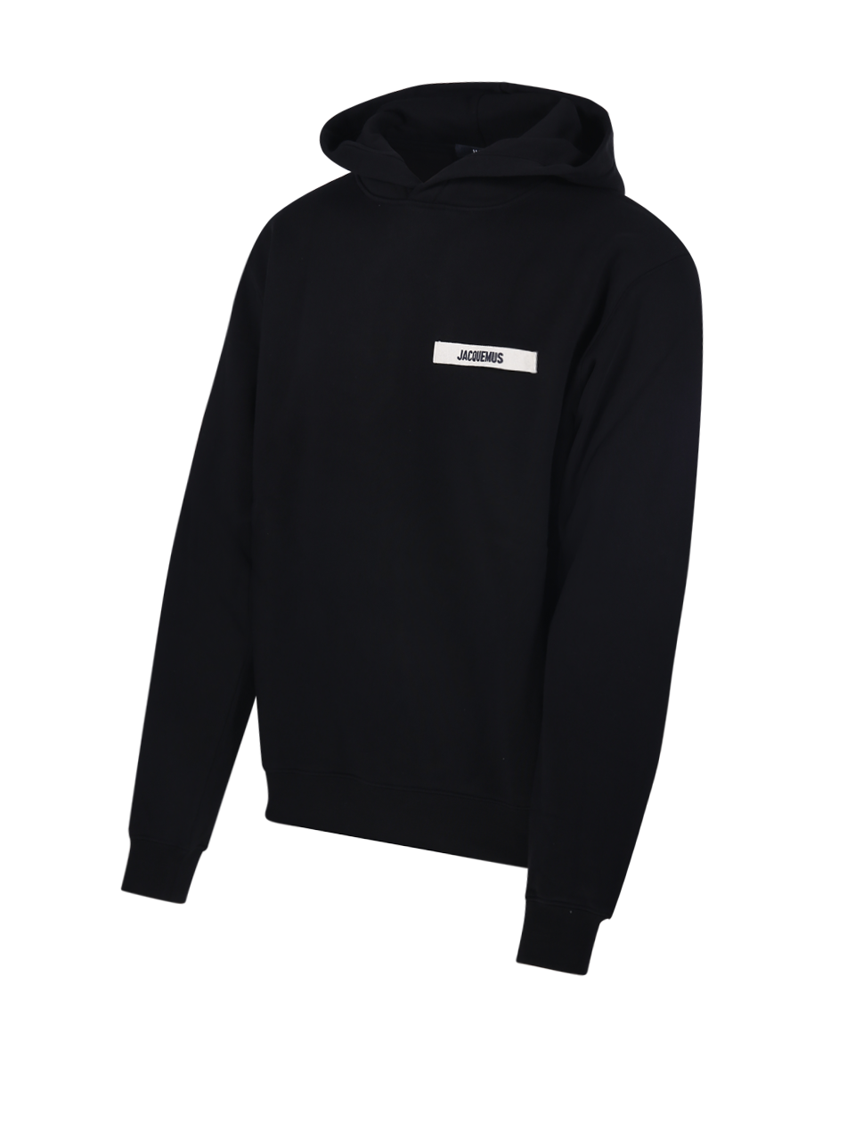 UOMO JACQUEMUS FELPA GROS GRAIN IN COTONE NERO 