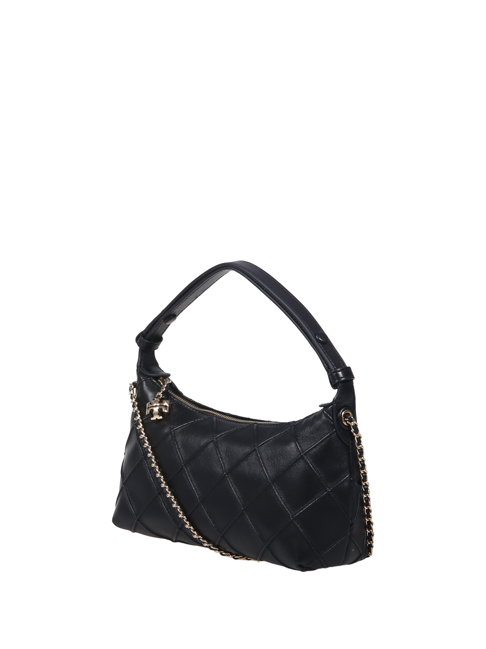 DONNA TORY BURCH POCHETTE FLEMING IN PELLE NERA 