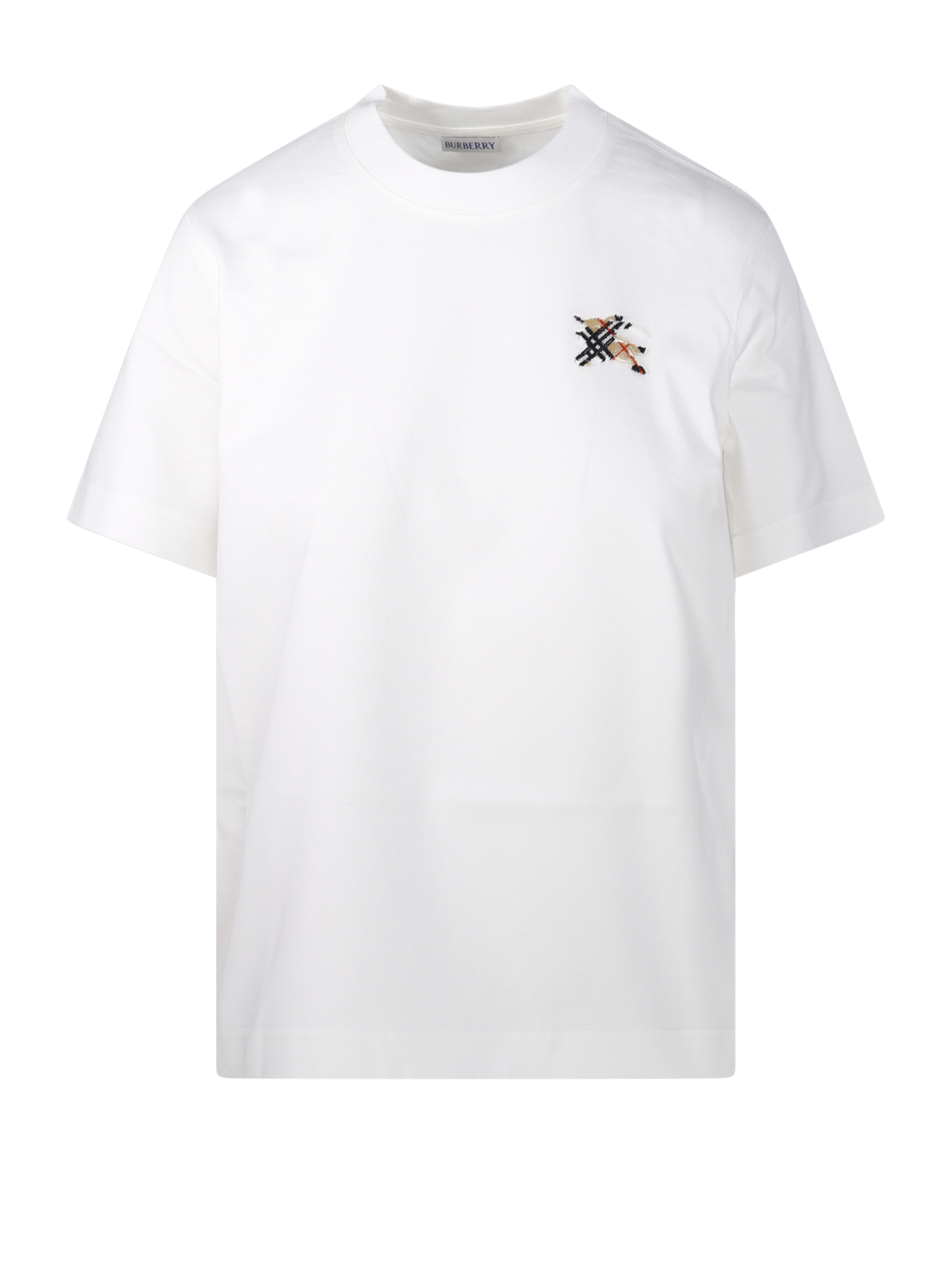 WOMAN BURBERRY WHITE COTTON FRANKIE TFG EKD T-SHIRT