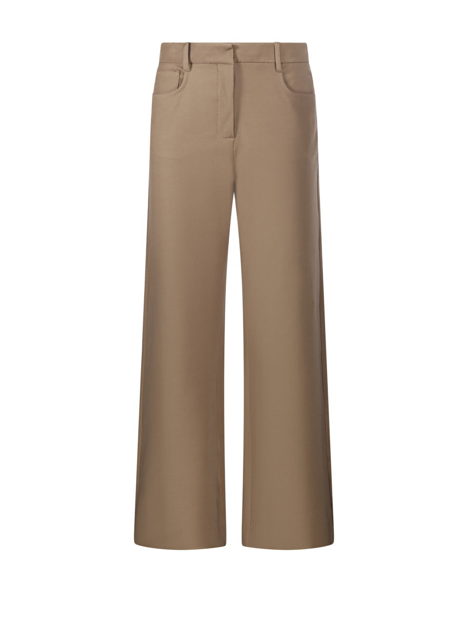 WOMAN MAXMARA S BEIGE COTTON GELA PANT