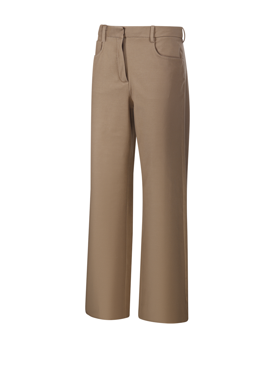 WOMAN MAXMARA S BEIGE COTTON GELA PANT