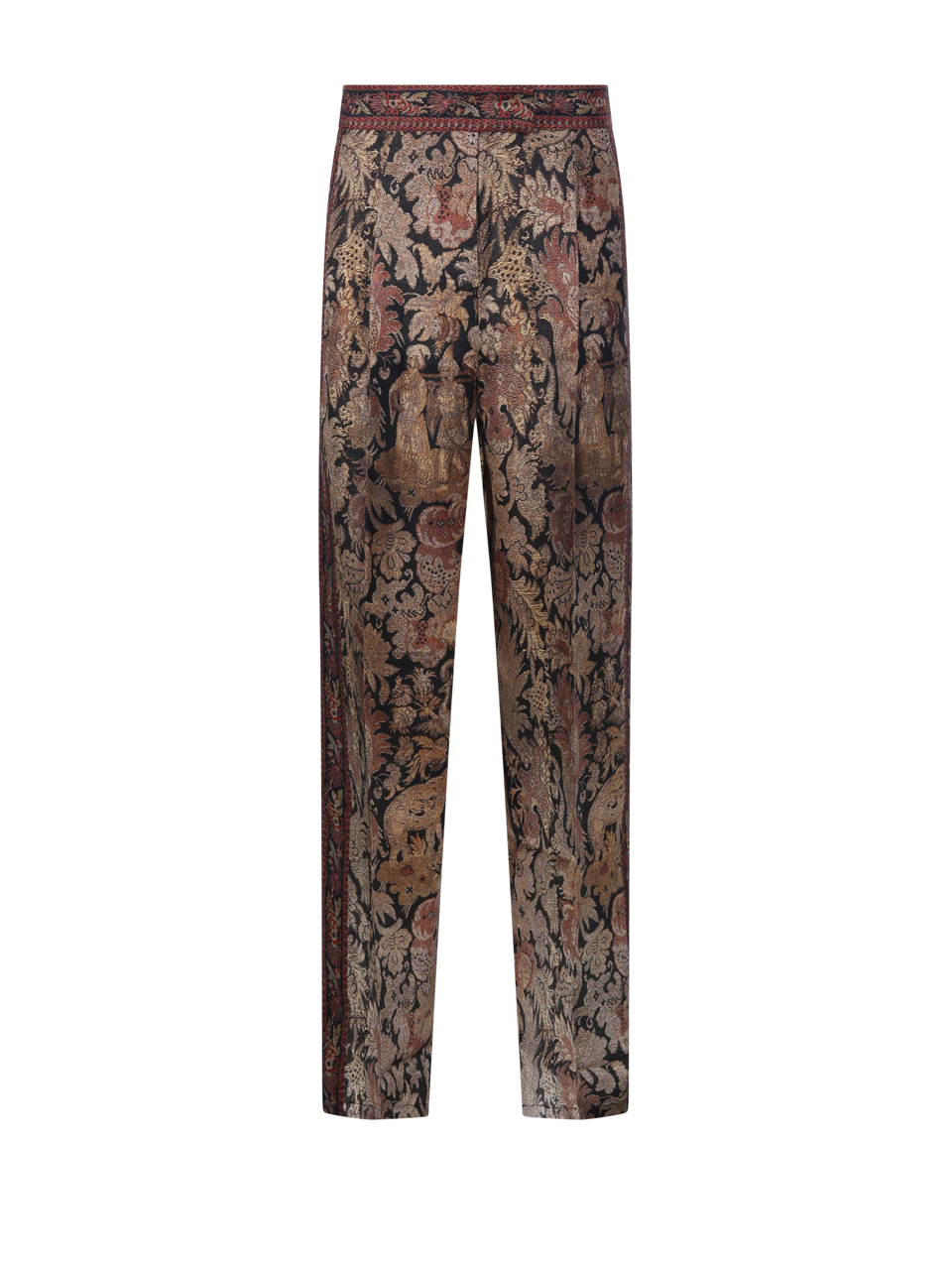 DONNA PIERRE LOUISE MASCIA PANTALONI CIALDA IN SETA MULTICOLOR 