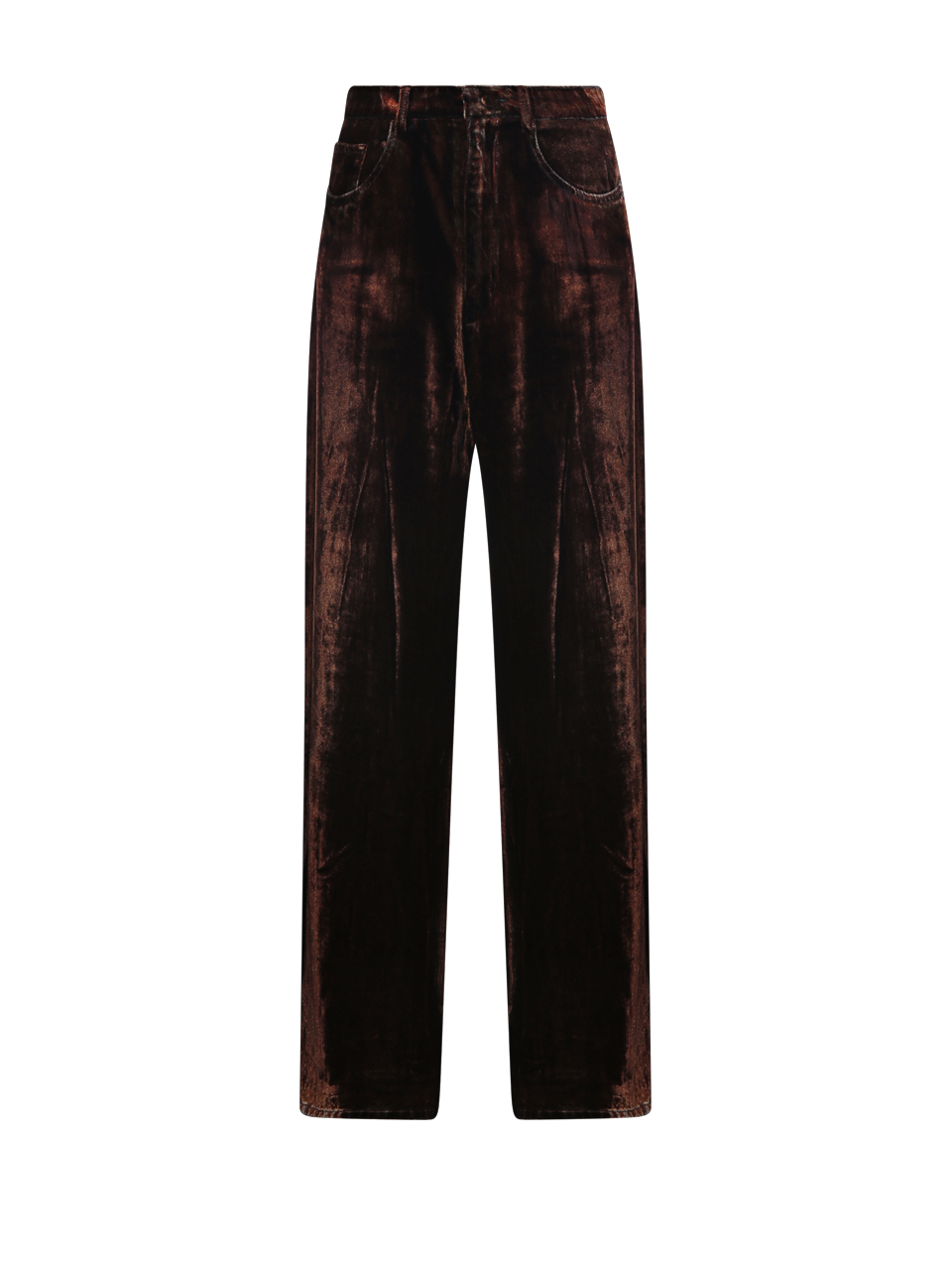 WOMAN PIERRE LOUISE MASCIA BLUE VISCOSE KANPUR+DOX DETAILS TROUSER