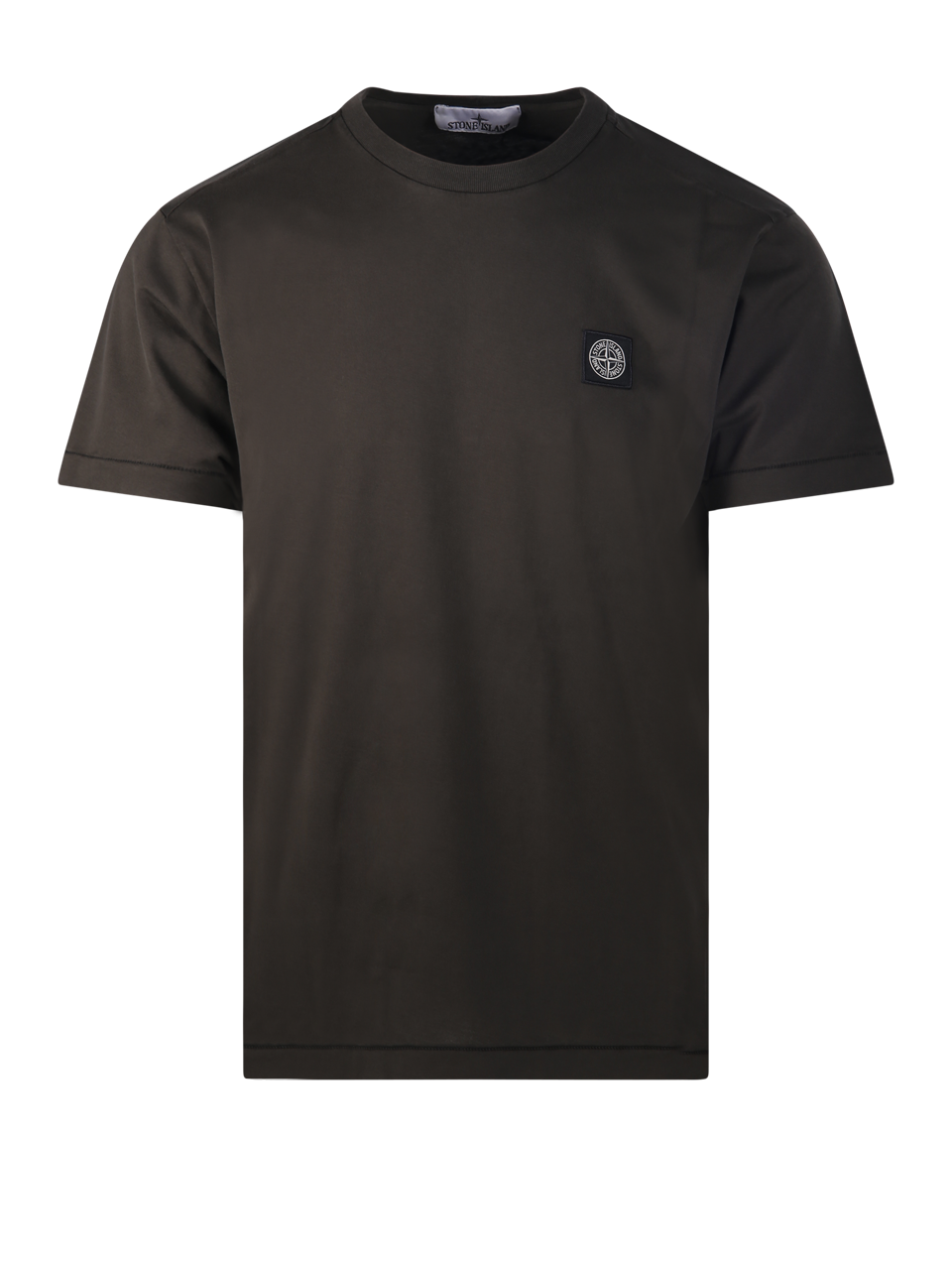 MEN STONE ISALND GREY BLUE COTTON T-SHIRT