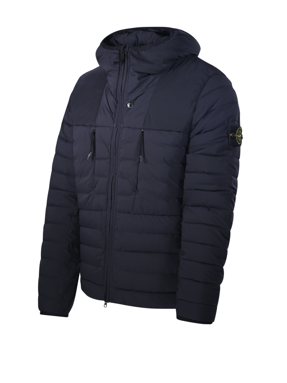 MEN STONE ISLAND BLUE POLYAMIDE DOWN JACKET