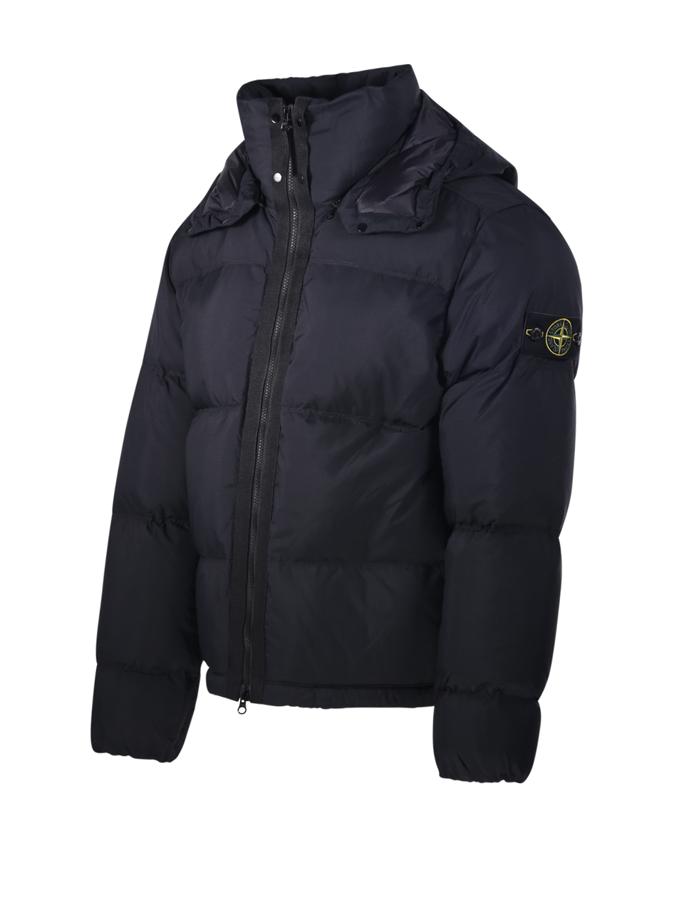 MEN STONE ISLAND BLACK POLYAMIDE DOWN JACKET