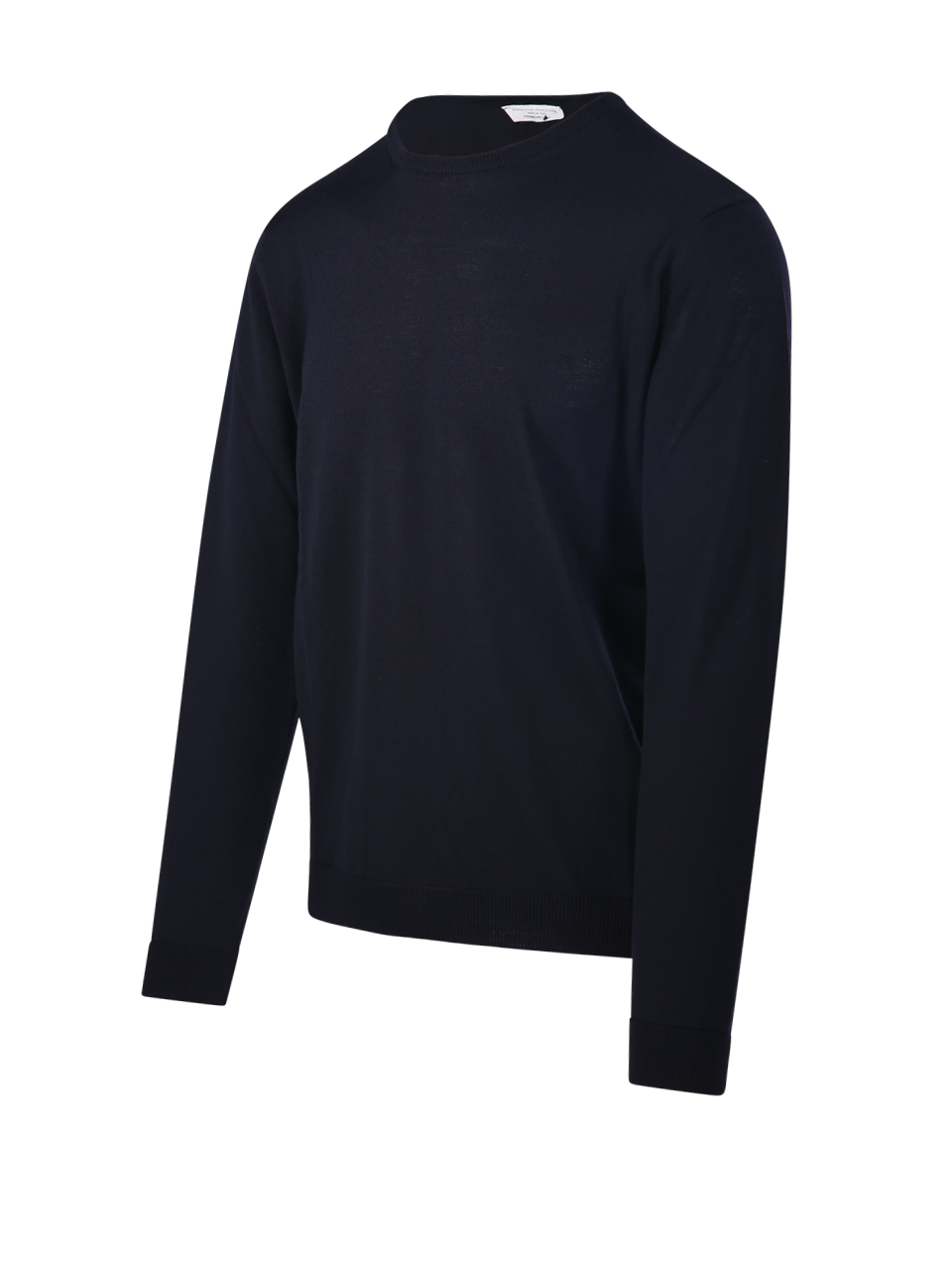 UOMO ROBERTO COLLINA MAGLIA GIROCOLLO IN LANA MERINO BLU