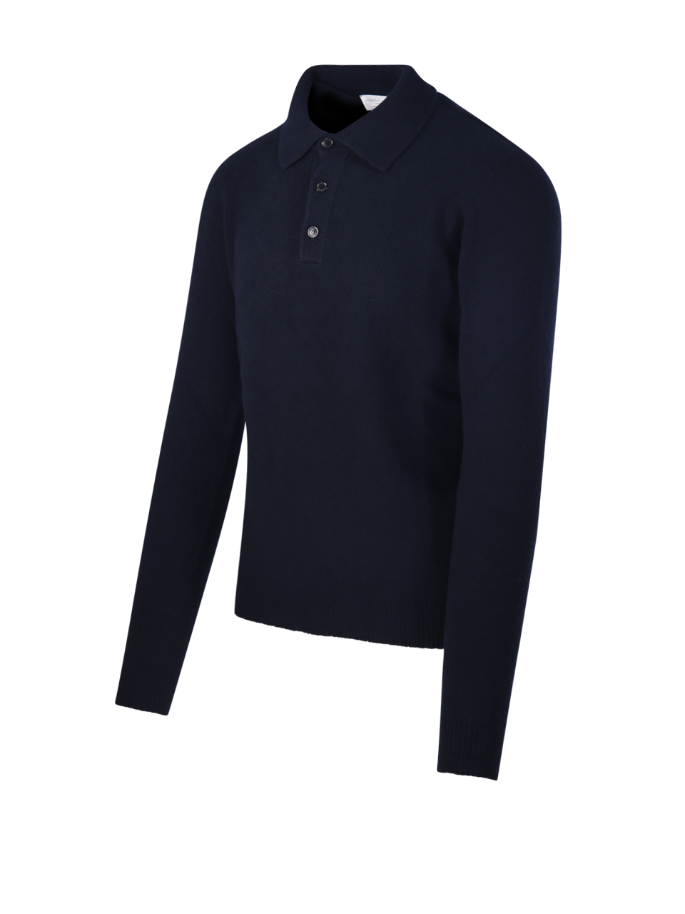 MEN ROBERTO COLLINA BLUE MERINO WOOL POLO