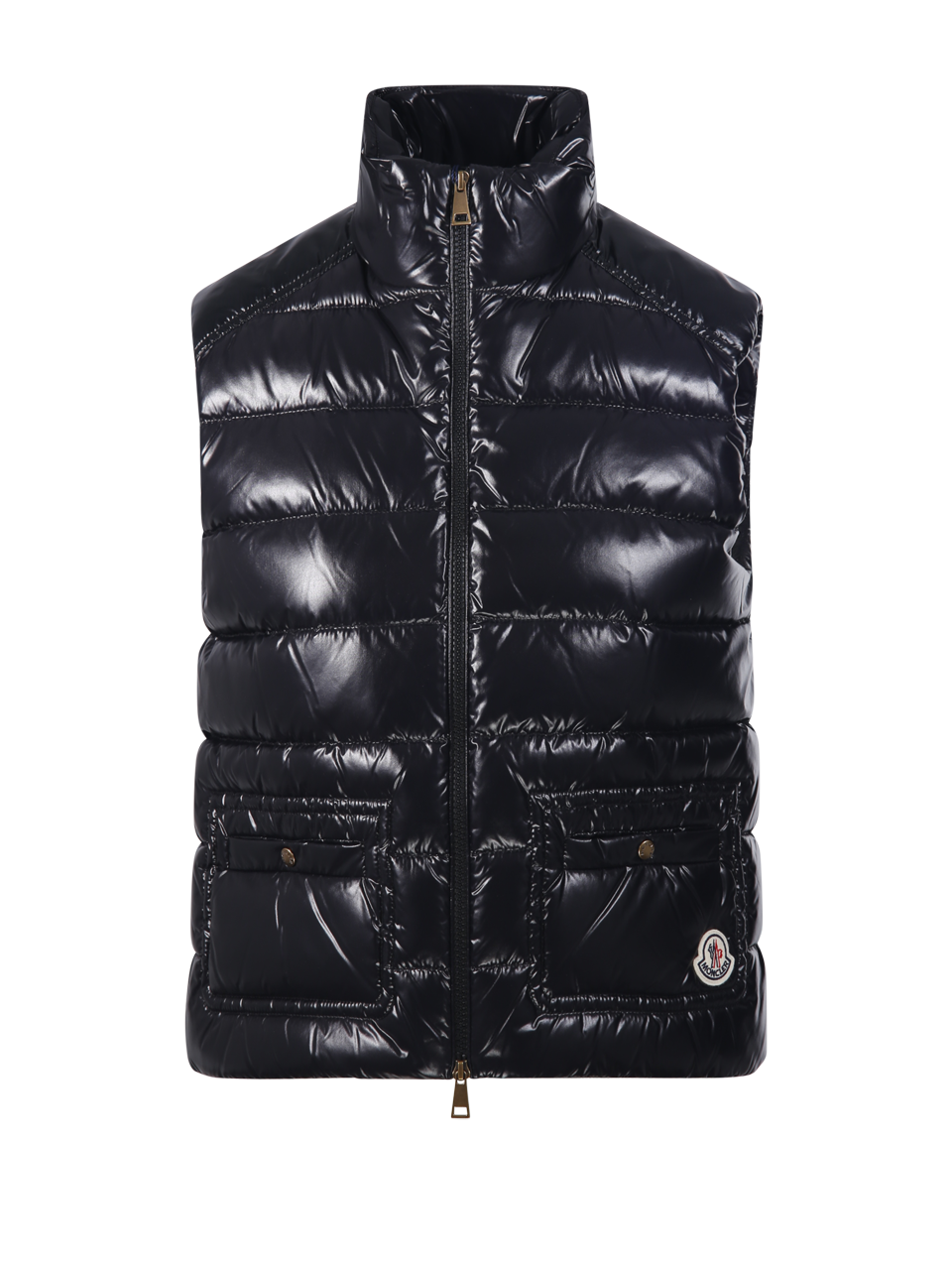 WOMAN MONCLER BLACK POLYAMIDE FRELON VEST