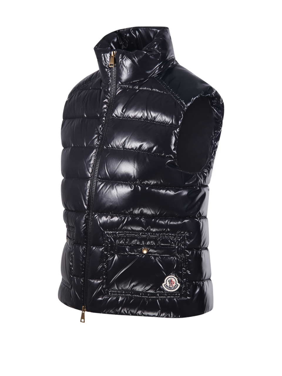 WOMAN MONCLER BLACK POLYAMIDE FRELON VEST