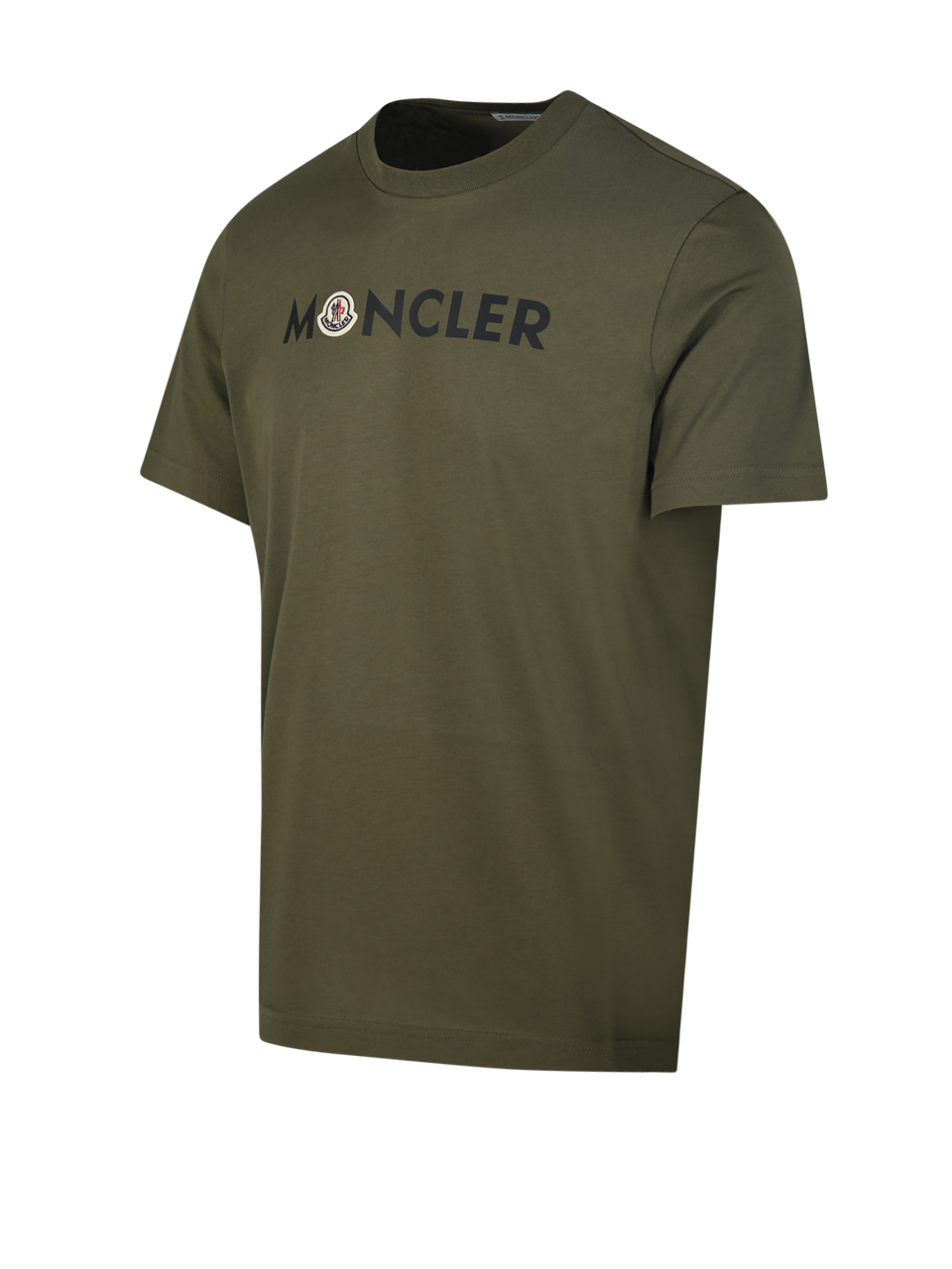MEN MONCLER GREEN COTTON SS T-SHIRT