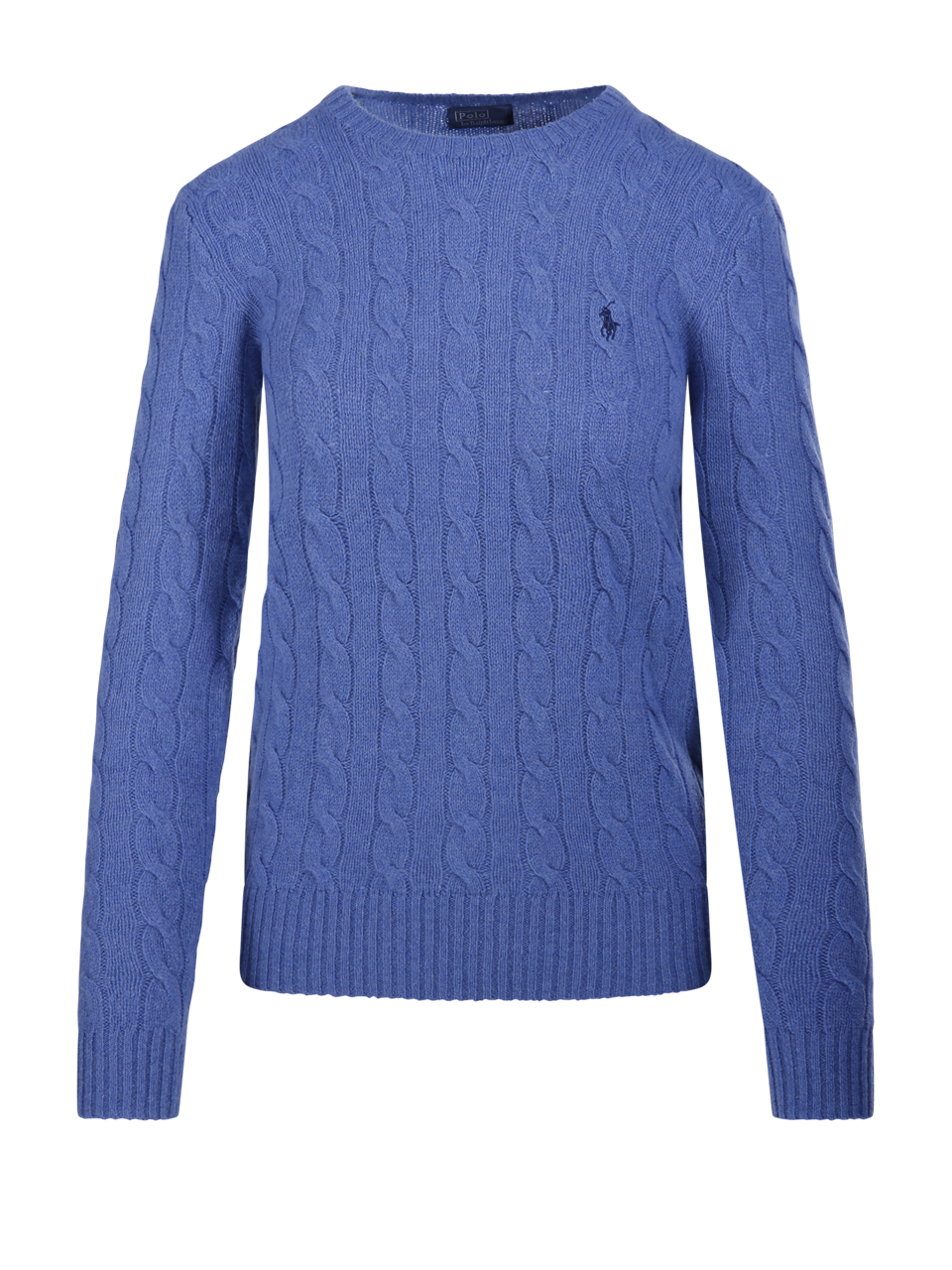 WOMAN RALPH LAUREN BLUE WOOL JULIANNA LONG SLEEVE PULLOVER