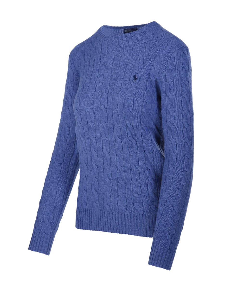 WOMAN RALPH LAUREN BLUE WOOL JULIANNA LONG SLEEVE PULLOVER
