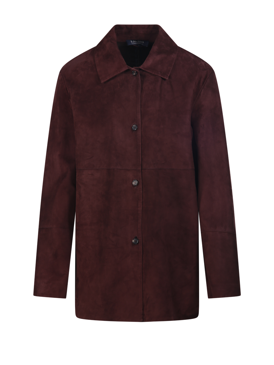 WOMAN MAXMARA S RED LEATHER GOCCE LEATHER SHIRT