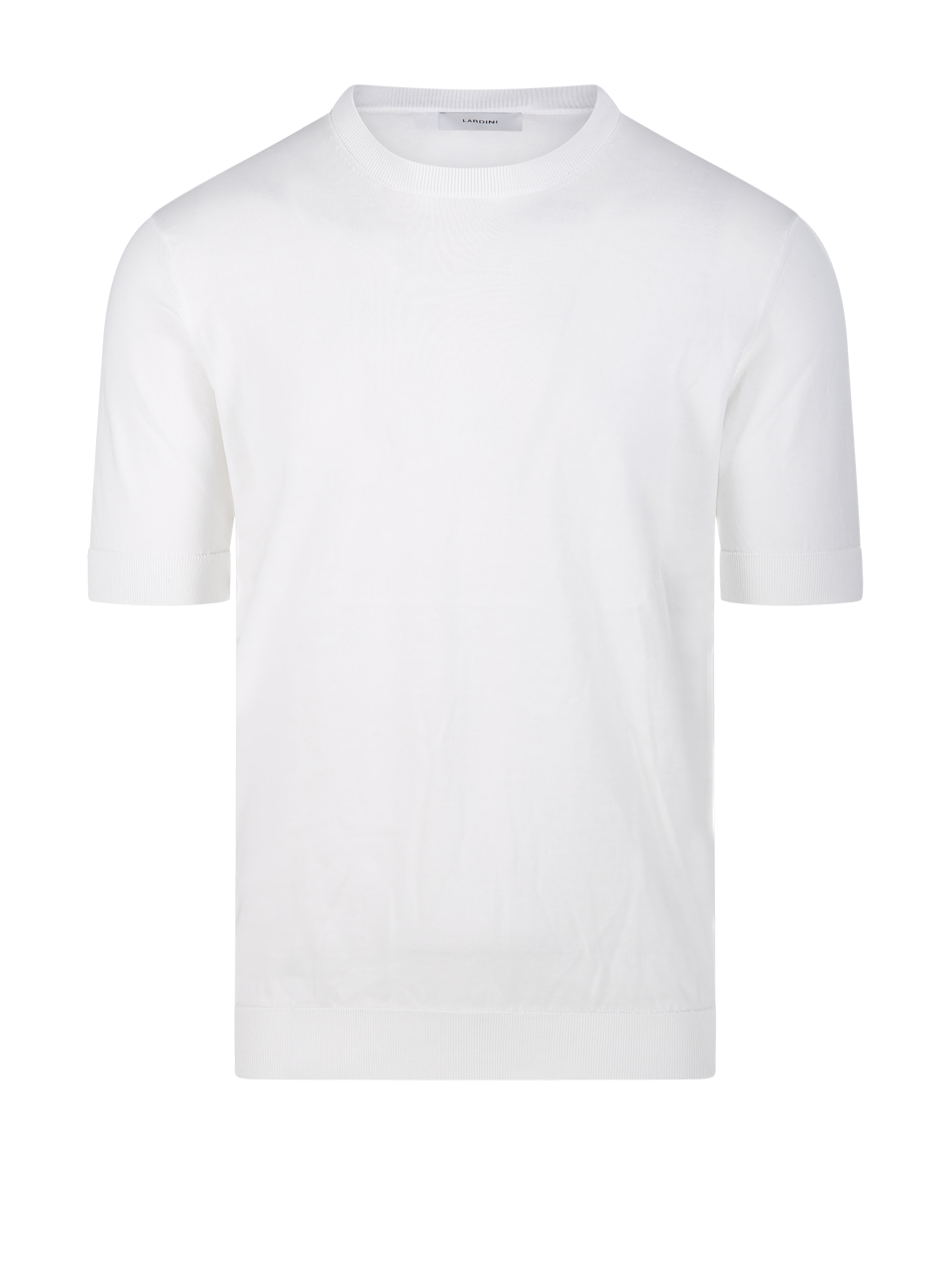 MEN LARDINI WHITE COTTON SWEATER