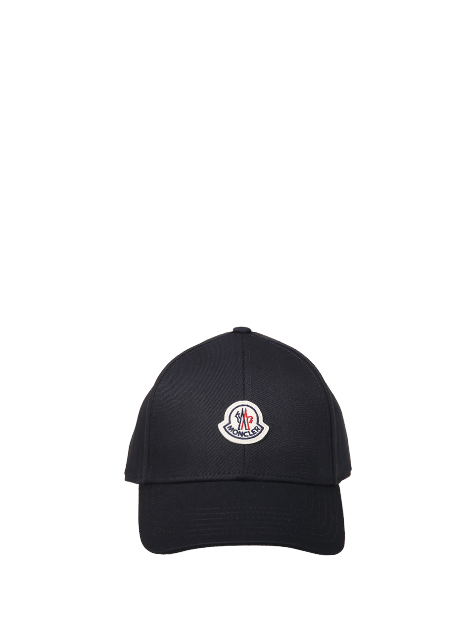 MEN MONCLER BLACK COTTON BASEBALL CAP