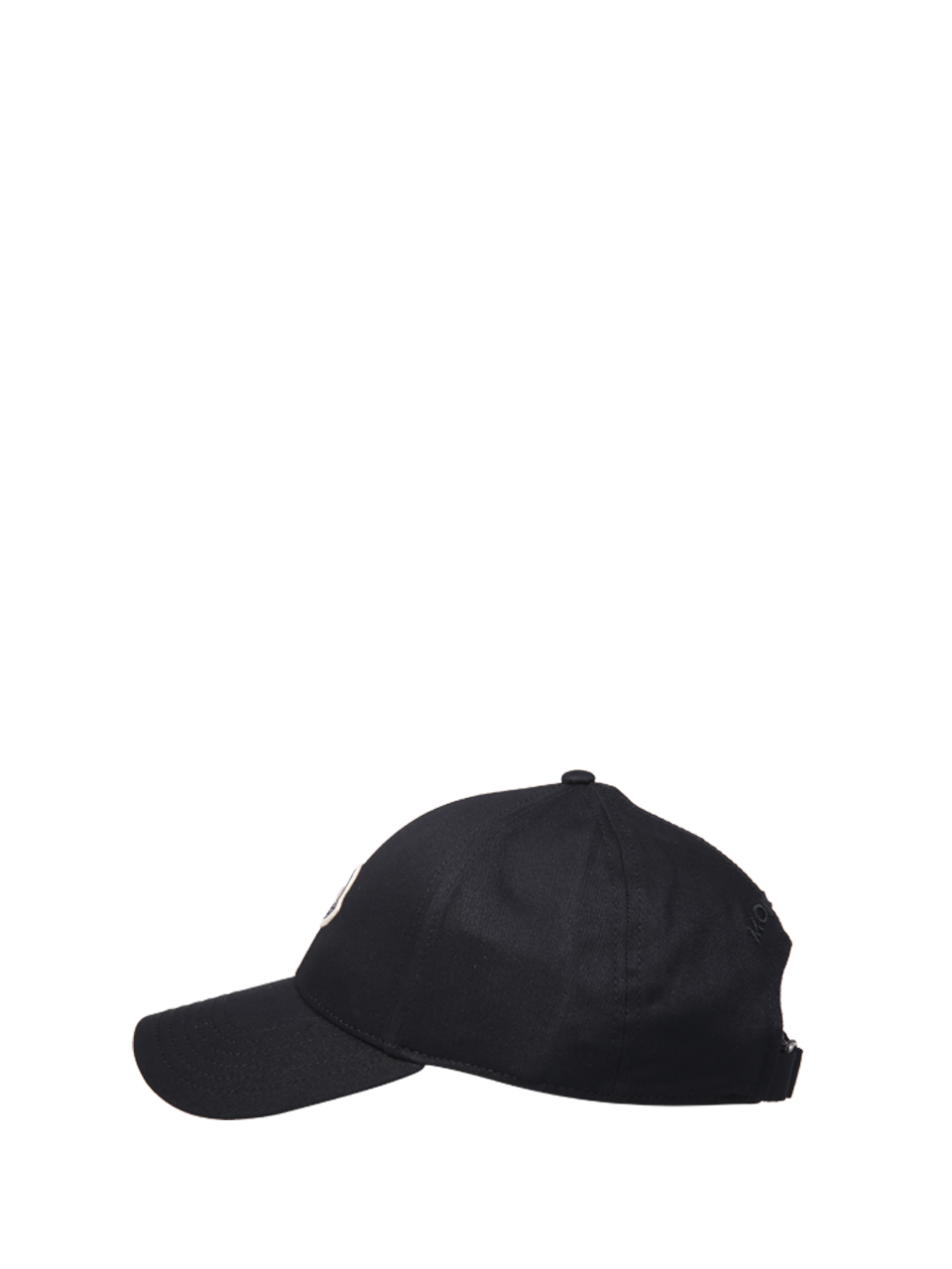 MEN MONCLER BLACK COTTON BASEBALL CAP