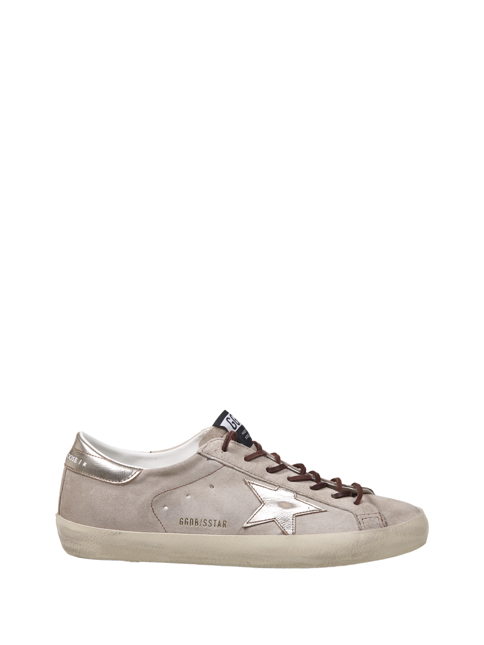 UOMO GOLDEN GOOSE SNEAKER SUPER STAR IN PELLE NUDE 