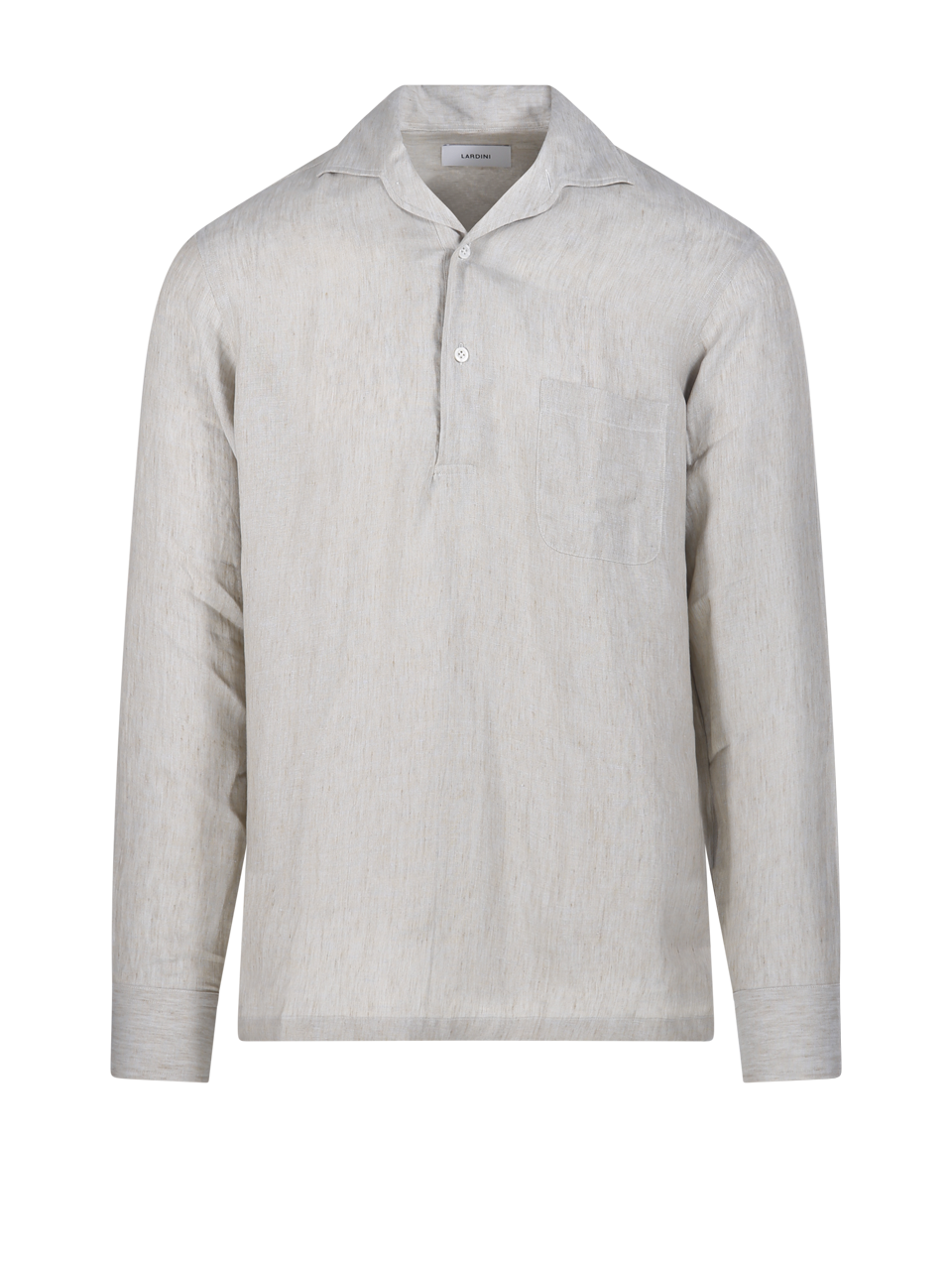 MEN LARDINI NUDE LINEN SHIRT