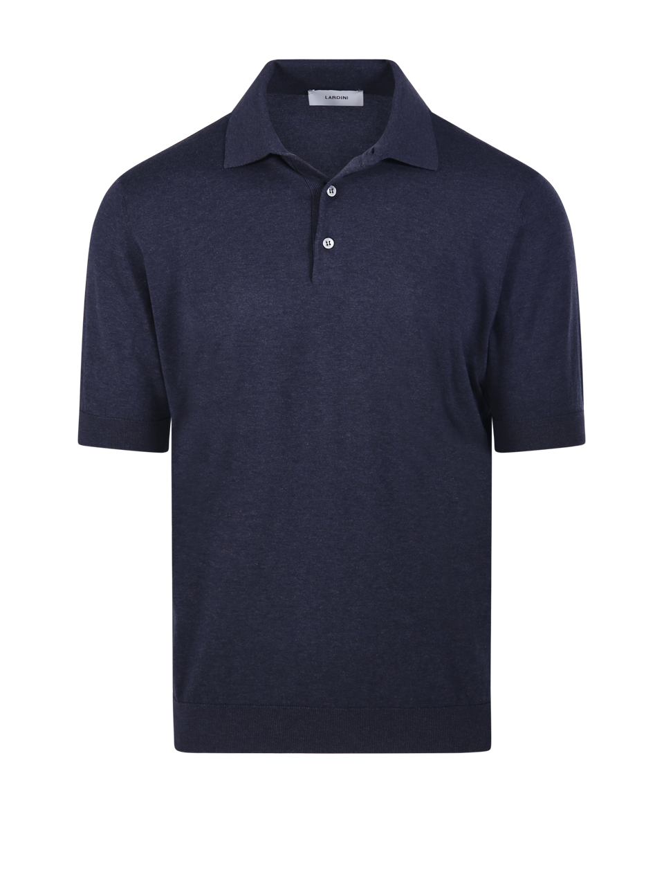 MEN LARDINI BLUE COTTON POLO