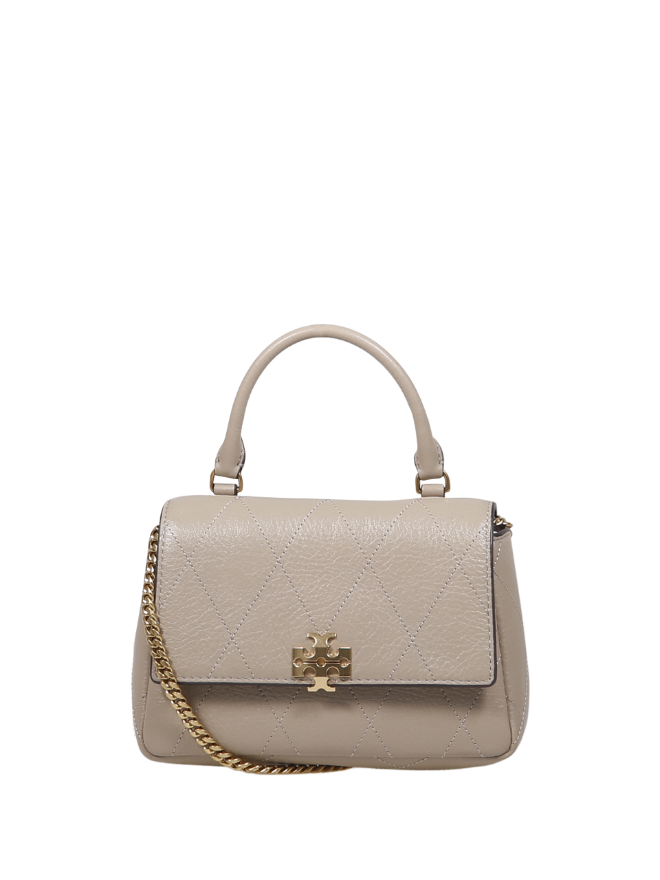 DONNA TORY BURCH PORTAFOGLIO A CATENA CHARLIE IN PELLE NUDE 