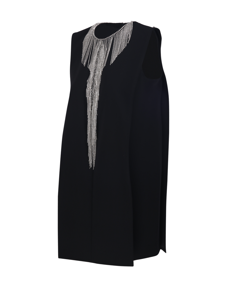 WOMAN MAXMARA SPORTMAX BLACK POLYESTER FESTOSO DRESS
