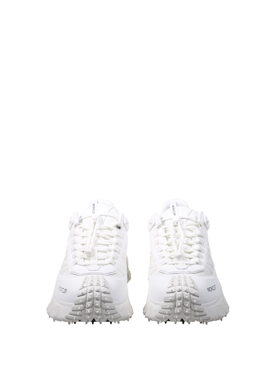 MEN MONCLER WHITE LEATHER TRAILGRIP GTX LOW TOP SNEAKER