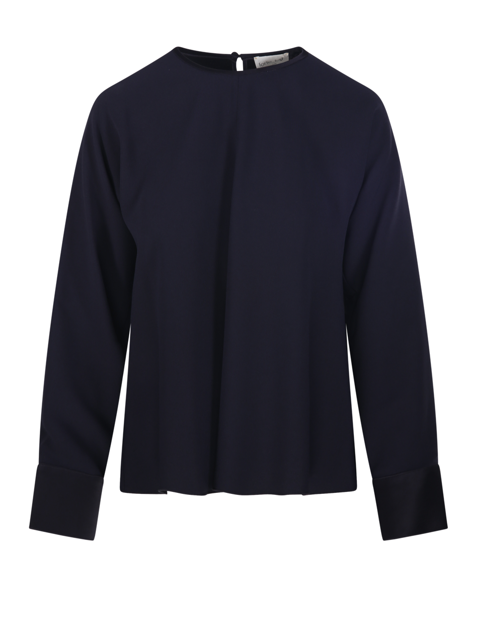 WOMAN FORTE FORTE BLUE ACRYLIC SHIRT 
