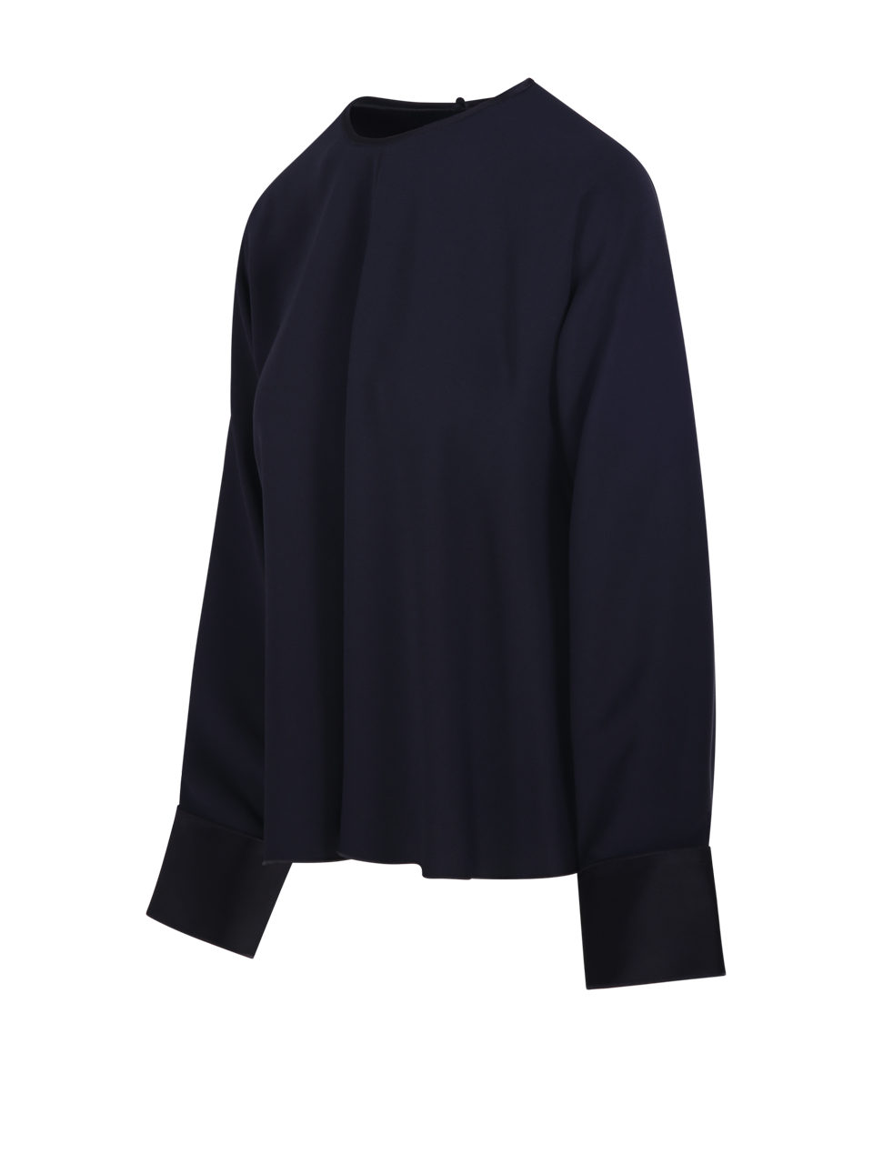 WOMAN FORTE FORTE BLUE ACRYLIC SHIRT 