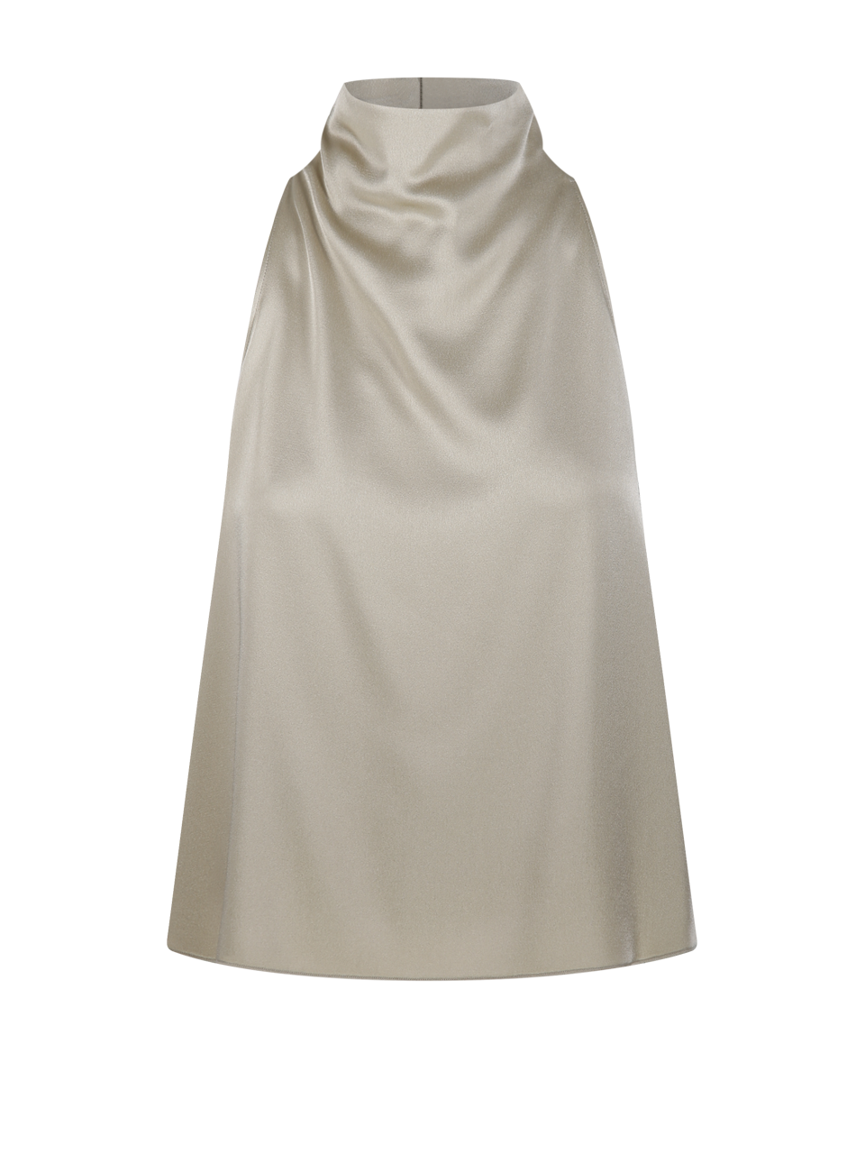 WOMAN FORTE FORTE NUDE ACRYLIC TURTLENECK SLEEVELESS TOP