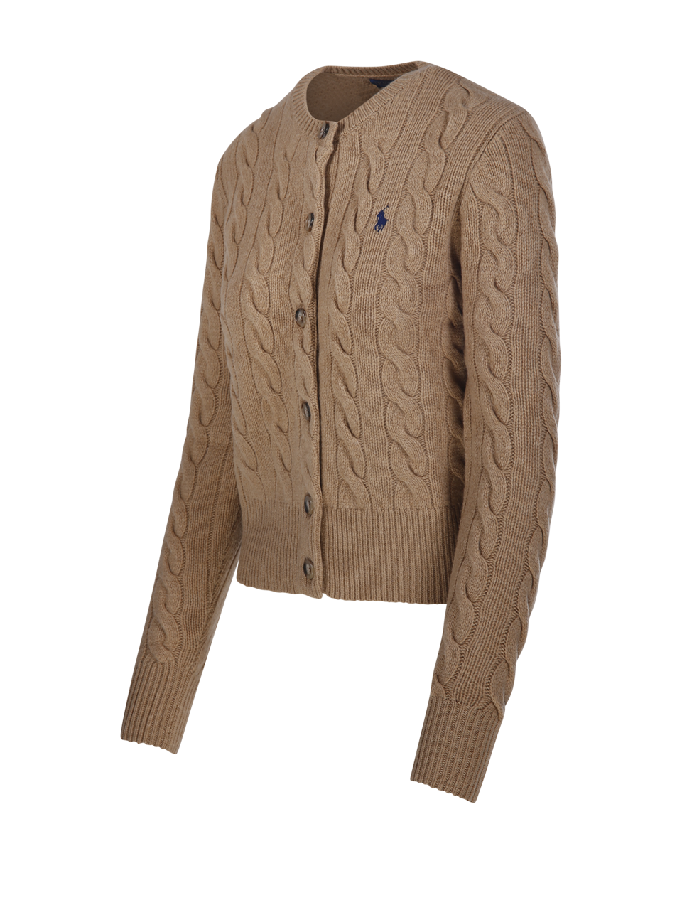 WOMAN RALPH LAUREN BEIGE WOOL CARDIGAN