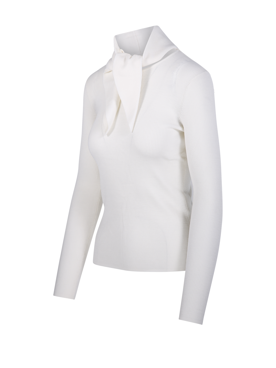 WOMAN PAROSH WHITE WOOL SWEATER