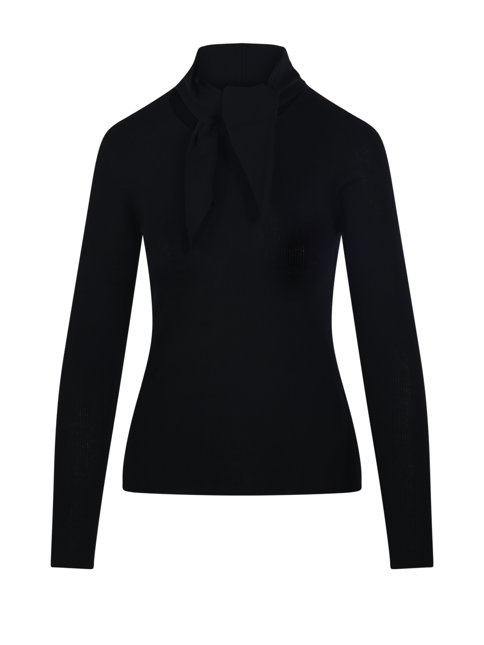 WOMAN PAROSH BLACK WOOL SWEATER