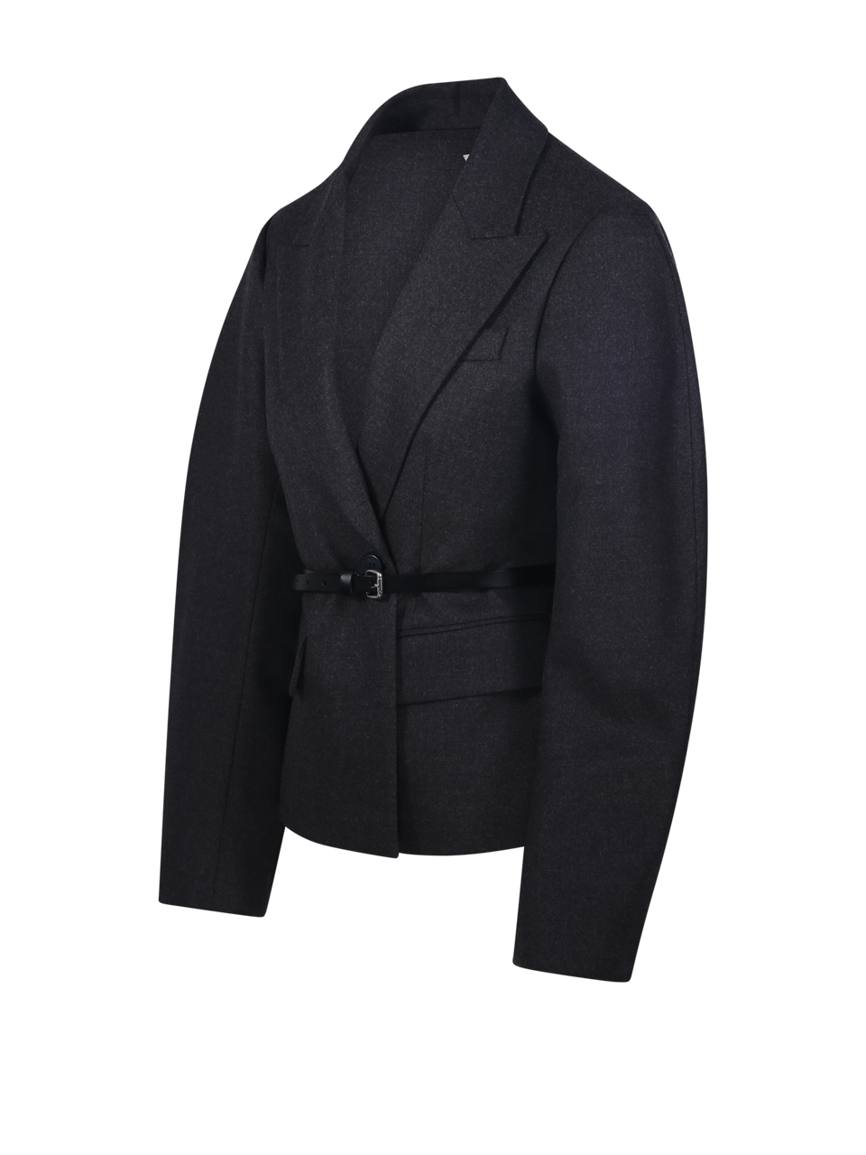 WOMAN PAROSH GREY VIRGIN WOOL JACKET