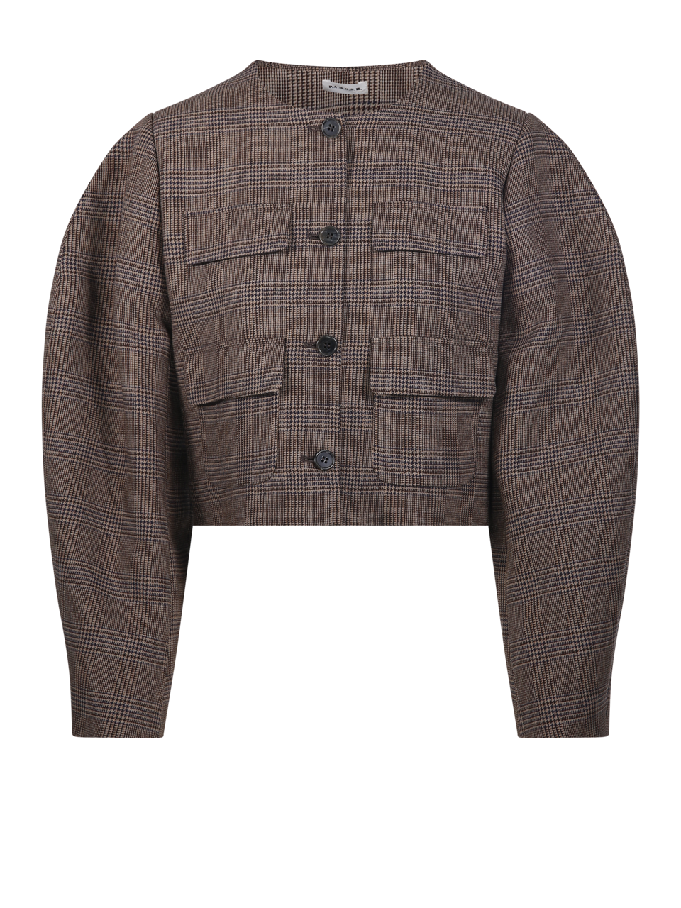 WOMAN PAROSH BROWN VISCOSE JACKET